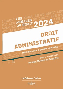 Annales Droit Administratif (edition 2024) 