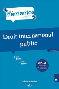 Droit International Public (27e Edition) 