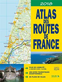 Atlas Des Routes De France (edition 2017/2018) 
