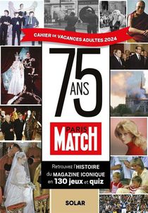 Cahier De Vacances Adultes Paris Match (edition 2024) 