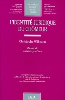L'identite Juridique Du Chomeur 