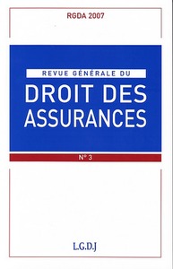 Revue Generale Du Droit Des Assurances 