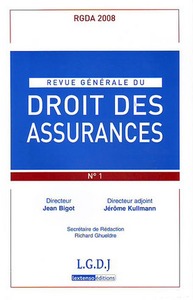 Revue Generale De Droit Des Assurances Tome 1 