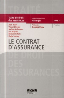 Le Contrat D'assurance Tome 3 (2e Edition) 