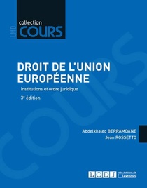 Droit De L'union Europeenne (3e Edition) 