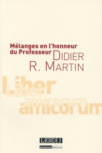Melanges En L'honneur Du Professeur Didier R. Martin 