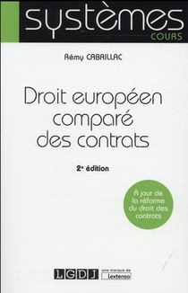 Droit Europeen Compare Des Contrats (2e Edition) 