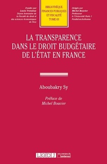 La Transparence Dans Le Droit Budgetaire De L'etat En France 