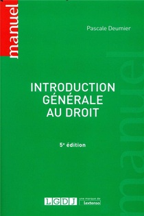 Introduction Generale Au Droit - 5e Ed. 