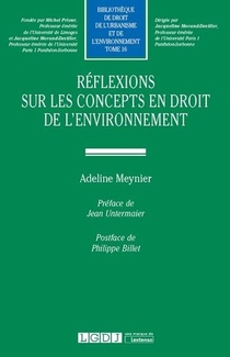 Reflexions Sur Les Concepts En Droit De L'environnement 