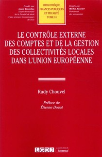 Le Controle Externe Des Comptes Et De La Gestion Des Collectivites Locales Dans L'union Europeenne 