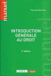 Introduction Generale Au Droit (7e Edition) 