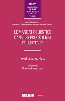 Le Mandat De Justice Dans Les Procedures Collectives 