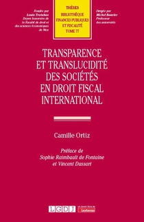 Transparence Et Translucidite Des Societes En Droit Fiscal International 