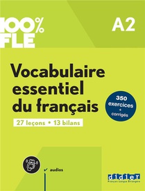 100% Fle : Vocabulaire Essentiel Du Francais ; A2 ; Livre + Didierfle.app 