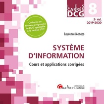 Dcg 8 ; Systemes D'information ; Cours Et Applications Corrigees (edition 2019/2020) 