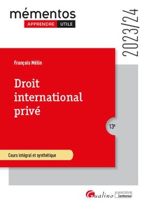 Droit International Prive (edition 2023/2024) 