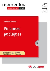 Finances Publiques : Cours Integral Et Synthetique + Tableaux Et Schemas (edition 2024) 