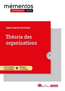 Theorie Des Organisations (7e Edition) 