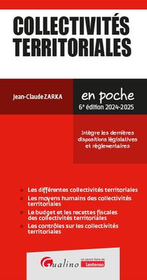 Collectivites Territoriales : Integre Les Mesures De La Loi De Finances Pour 2024 (6e Edition) 