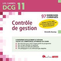 Dcg 11 : Exercices Corriges ; Controle De Gestion ; 90 Fiches D'arrets Analyses Et Commentes 
