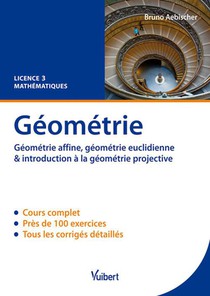 Geometrie ; Geometrie Affine, Geometrie Euclidienne & Introduction A La Geometrie Projective ; Licence 3 ; Mathematiques ; Cours Et Exercices Corriges 