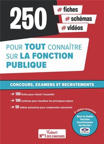 Fonction Publique : 250 Fiches, Schemas Et Videos Pour Tout Connaitre Sur La Fonction Publique 