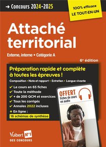Concours Attache Territorial : Categorie A ; Preparation Rapide Et Complete A Toutes Les Epreuves ! (edition 2024/2025) 