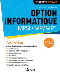Option Informatique Mpsi, Mp/mp* ; Tout-en-un 
