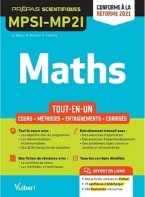 Mathematiques Mpsi-mpi : Tout-en-un ; Cours, Synthese, Methodes Detaillees - Exercices Corriges 