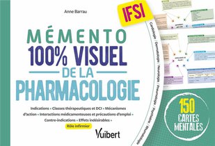 Memento 100% Visuel De La Pharmacologie Ifsi : 150 Cartes Mentales Pour Reviser Les Ue 2.11 Et 4.4 