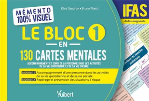 Memento 100% Visuel : Le Bloc 1 En 130 Cartes Mentales ; Ifas Accompagnement Et Soins De La Personne 