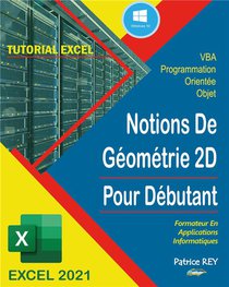 Notions De Geometrie 2d Avec Excel 2021 - Illustrations, Couleur 