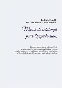 Menus De Printemps Pour L'hypertension. 