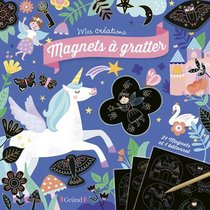 Magnets A Gratter ; Licornes Et Feerie 