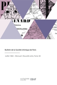 Bulletin De La Societe Chimique De Paris 
