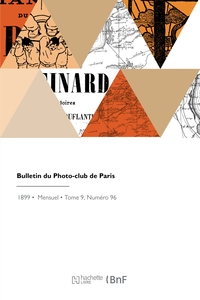 Bulletin Du Photo-club De Paris 