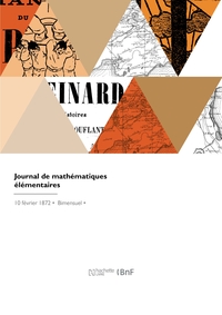 Journal De Mathematiques Elementaires 