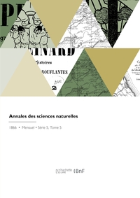 Annales Des Sciences Naturelles 