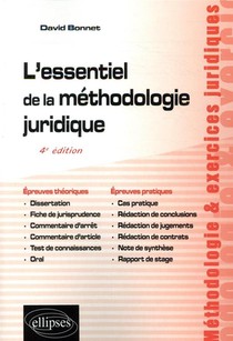 L'essentiel De La Methodologie Juridique ; 4e Edition 