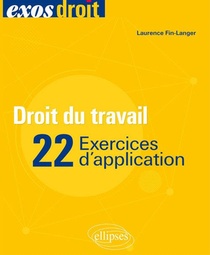 Droit Du Travail ; 22 Exercices D'application 