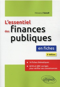 L'essentiel Des Finances Publiques En Fiches (3e Edition) 