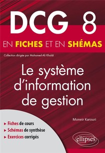 Dcg 8 : Le Systeme D'information De Gestion En Fiches Et En Schemas 
