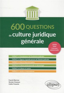 600 Questions De Culture Juridique Generale 