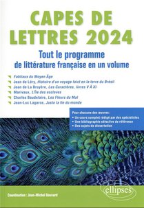 Capes De Lettres 2024 : Tout Le Programme En Un Volume 