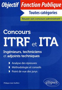 Concours Itrf Et Ita : Ingenieurs, Techniciens Et Adjoints Techniques 