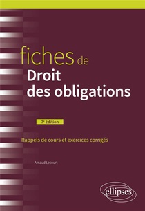 Fiches De Droit Des Obligations (7e Edition) 