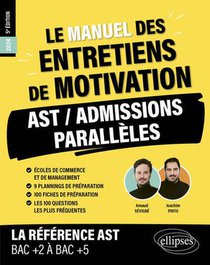 Le Manuel Des Entretiens De Motivation : Ast / Admissions Paralleles ; Concours Aux Ecoles De Commerce (edition 2024) 