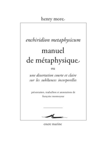 Manuel De Metaphysique Ou Dissertation Courte Et Claire Sur Les Substances Incorporelles 