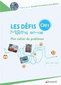 M@ths En-vie : Cm1 ; Mon Cahier De Problemes (edition 2023) 